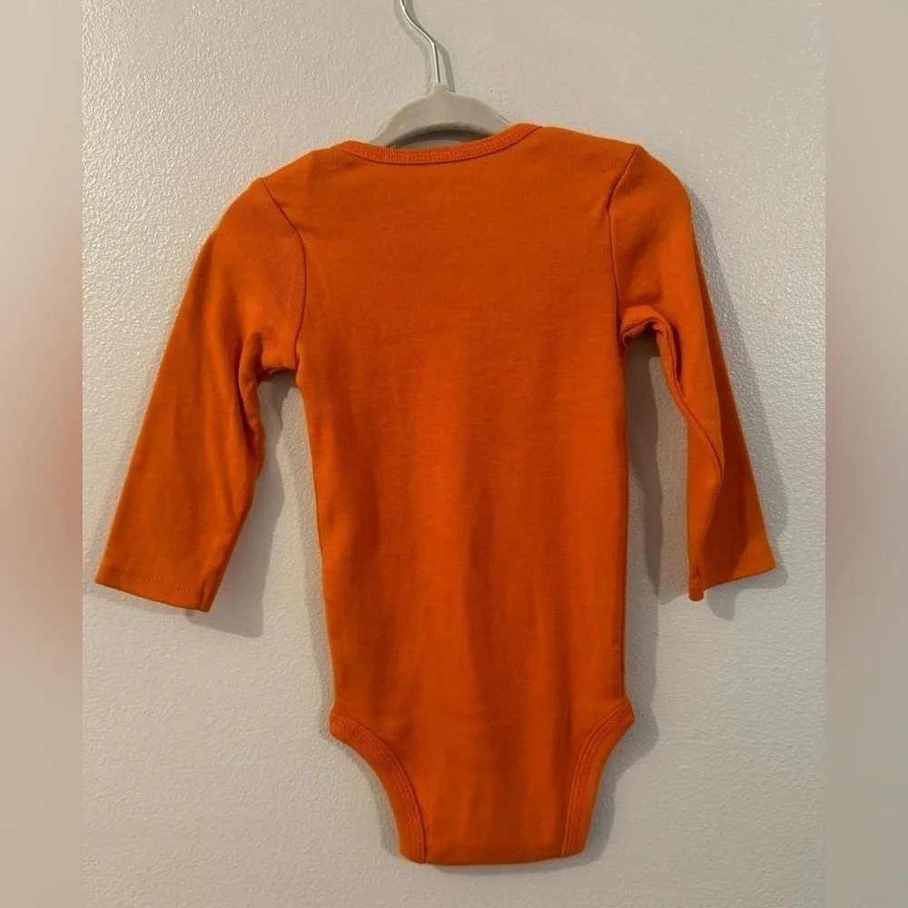 NWOT Carter's Baby Bat Striped Halloween Top Bottom Set black/orange